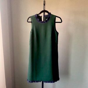 J Crew Ruffle Trim Dress